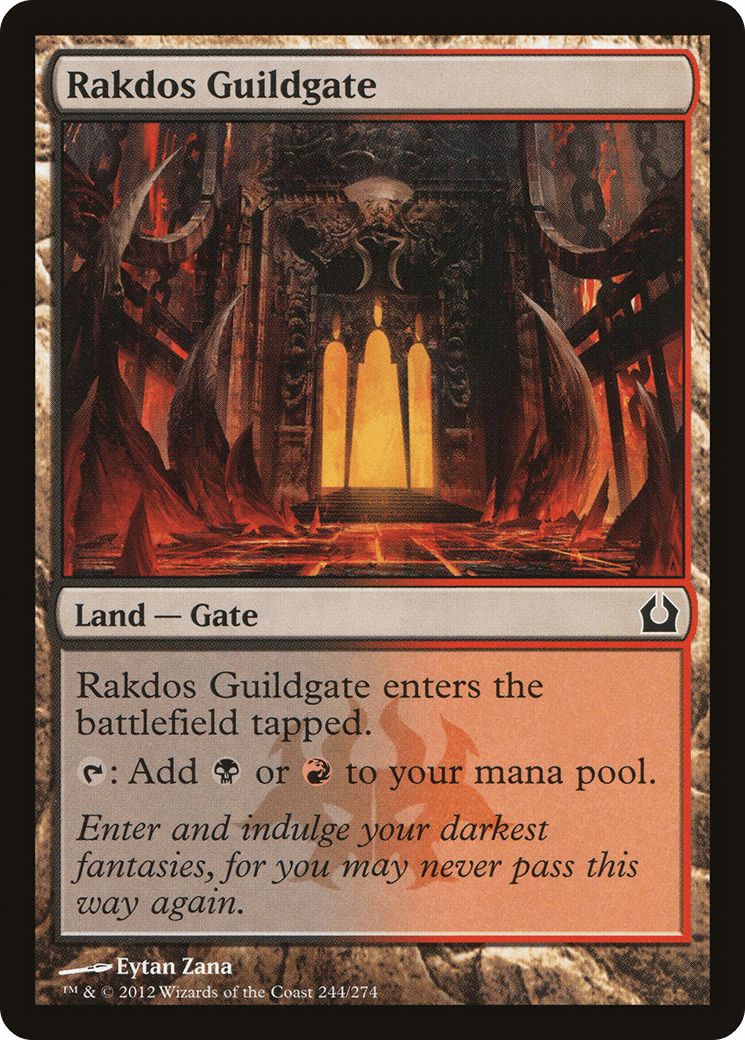 Rakdos Guildgate [Return to Ravnica] Foil