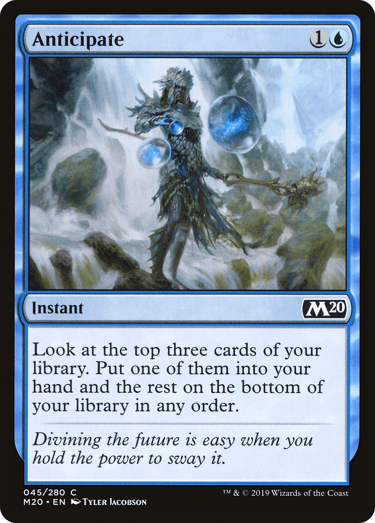 Anticipate [Core Set 2020] Foil