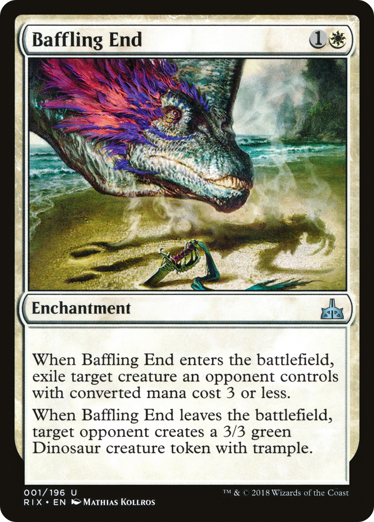 Baffling End [Rivals of Ixalan] Foil
