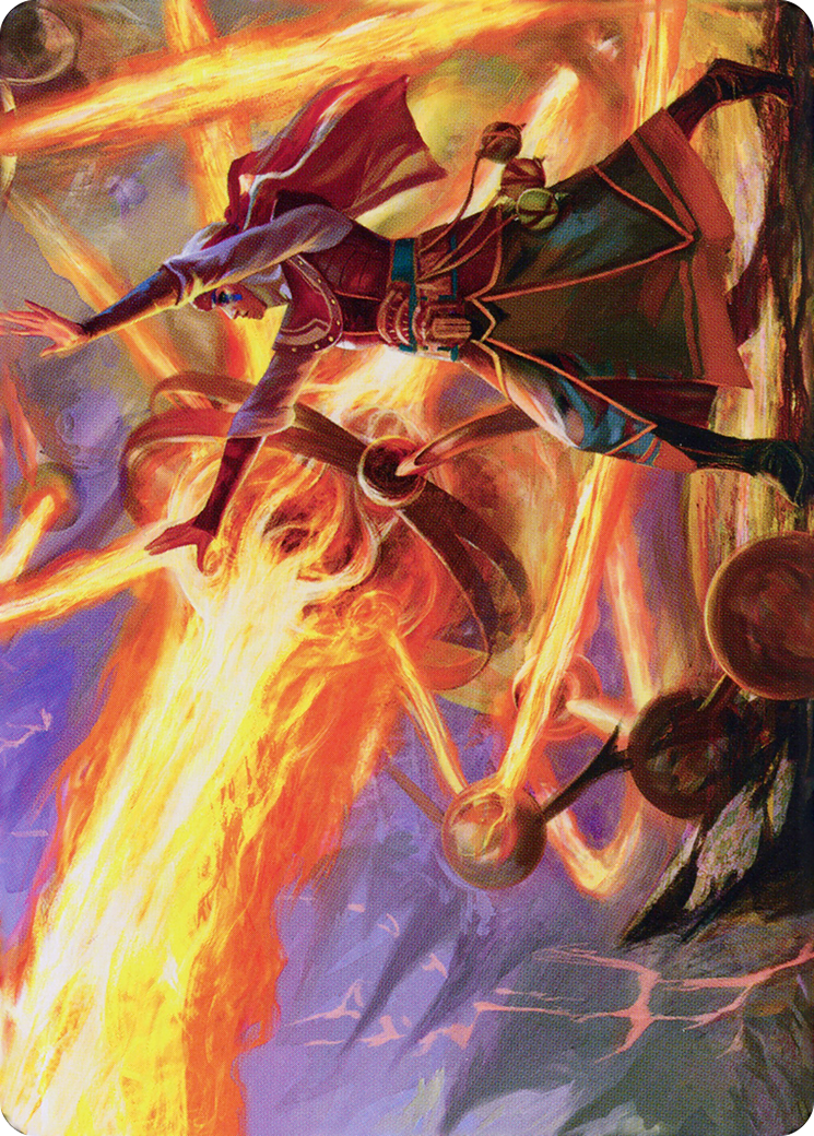 Ghitu Amplifier // Ghitu Amplifier (ADMU-032) - Dominaria United Art Series (Borderless) Foil