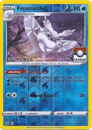 Frosmoth (League Challenge) [3rd Place] 64/202 - League & Championship Cards Reverse Holofoil