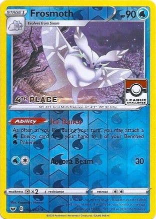 Frosmoth (League Challenge) [4th Place] 064/202 - League & Championship Cards Reverse Holofoil