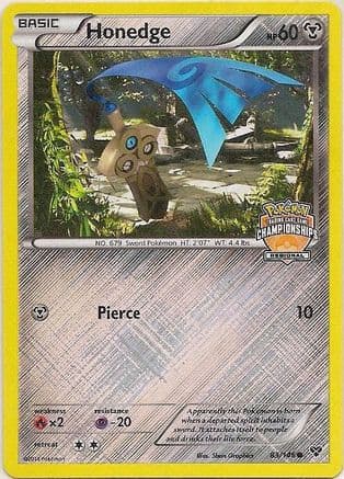 Honedge (Regional Championships) 83/146 - League & Championship Cards Reverse Holofoil