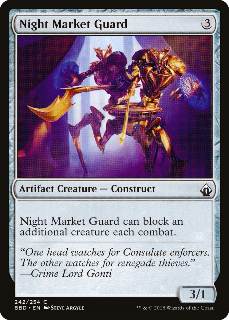 Night Market Guard [Battlebond] Foil