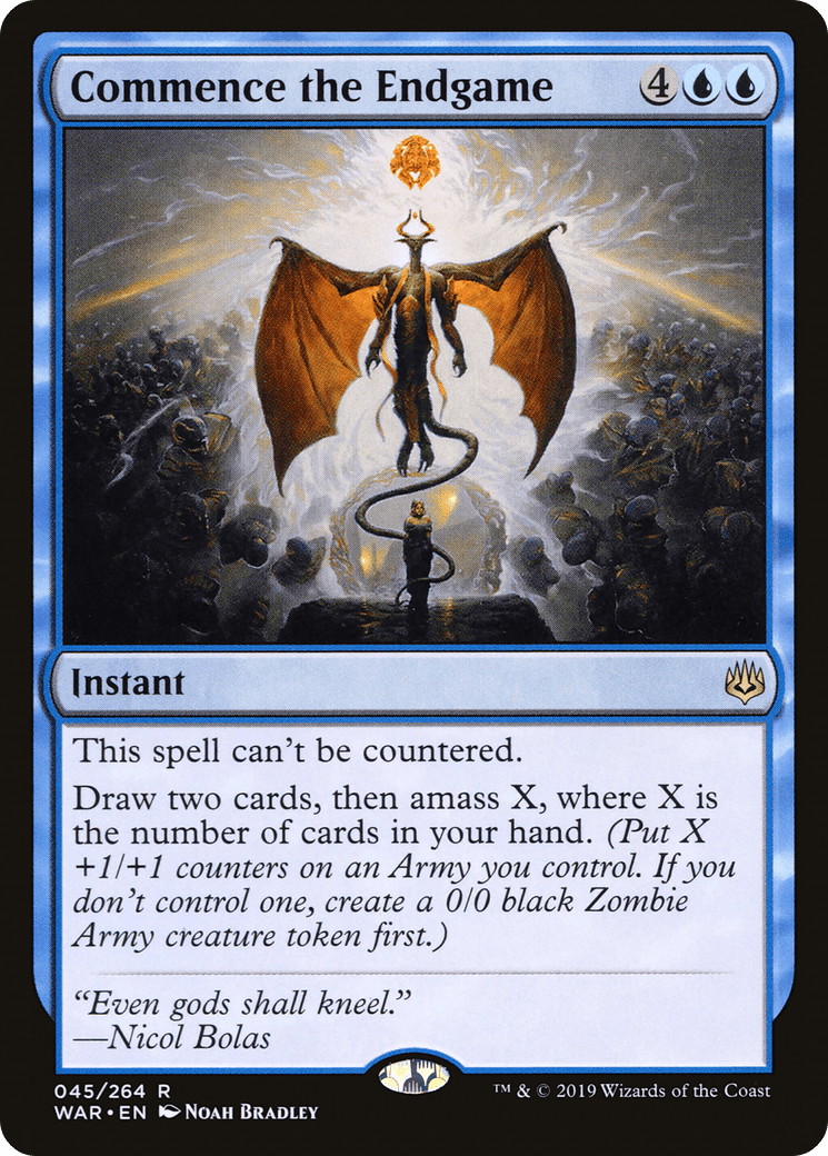 Commence the Endgame (WAR-045) - War of the Spark Foil