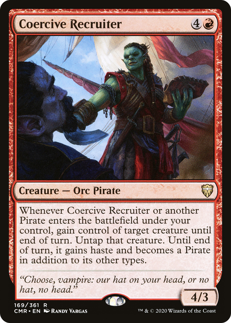 Coercive Recruiter [Commander Legends] Foil