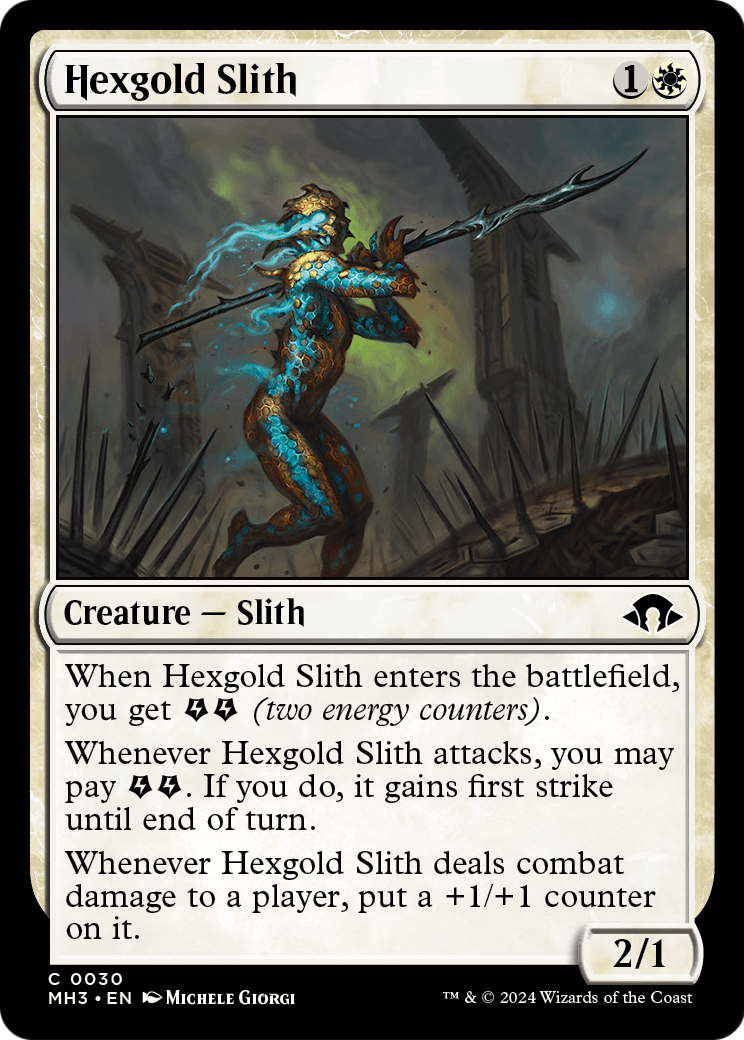 Hexgold Slith [Modern Horizons 3] Foil