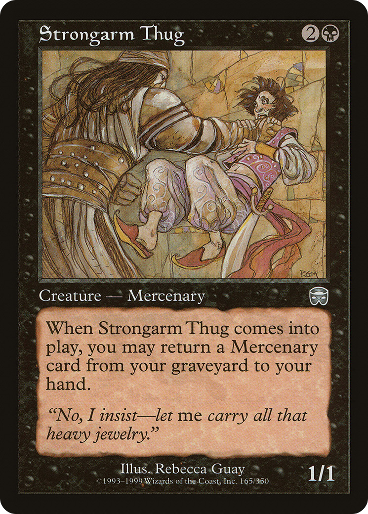 Strongarm Thug [Mercadian Masques] Foil