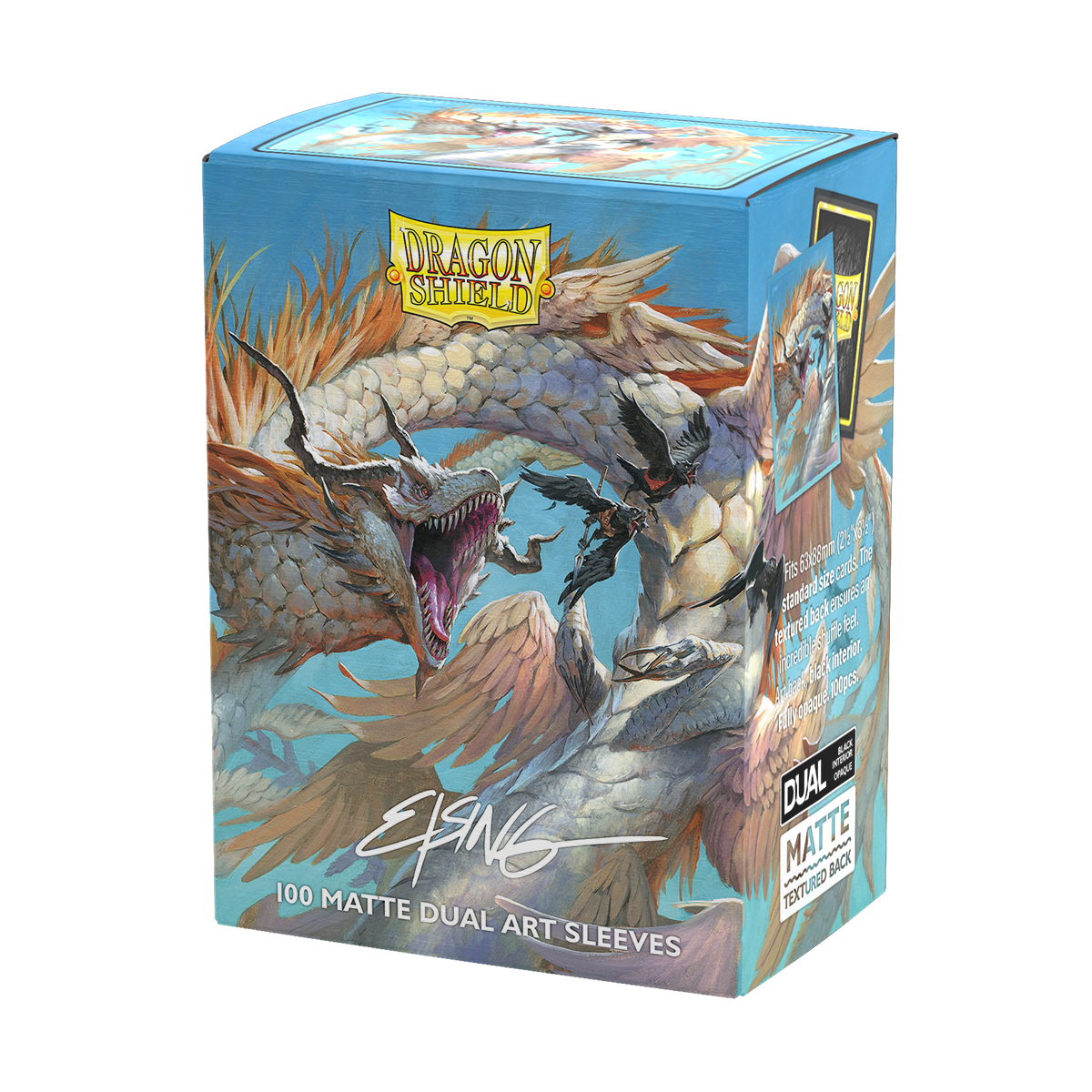 Dragon Shield | Standard Size Sleeves | 100ct | The Ejsingandr (Art Dual Matte)