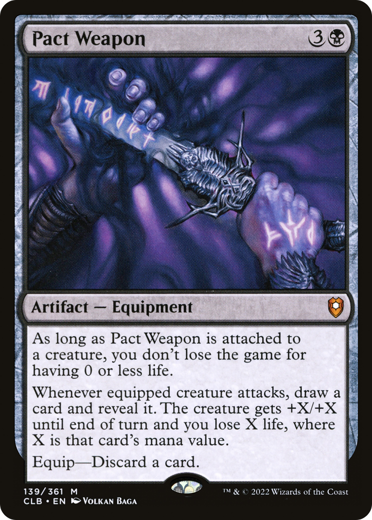 Pact Weapon [Commander Legends: Battle for Baldur's Gate] Foil