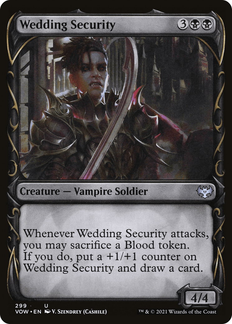 Wedding Security (Showcase Fang Frame) [Innistrad: Crimson Vow] Foil