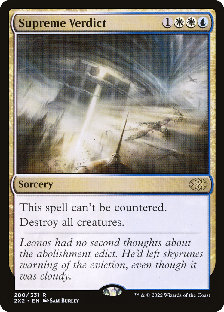 Supreme Verdict [Double Masters 2022] Foil