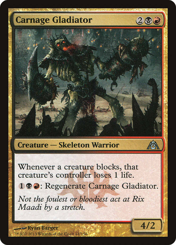 Carnage Gladiator [Dragon's Maze] Foil