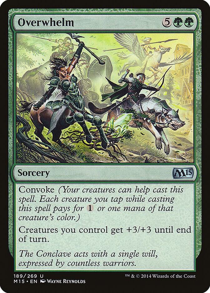Overwhelm 189/269 (Magic 2015 (M15)) 