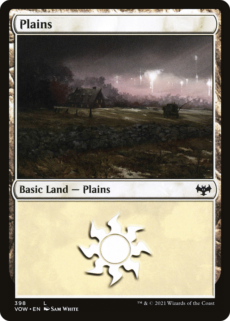 Plains (398) [Innistrad: Crimson Vow] Foil