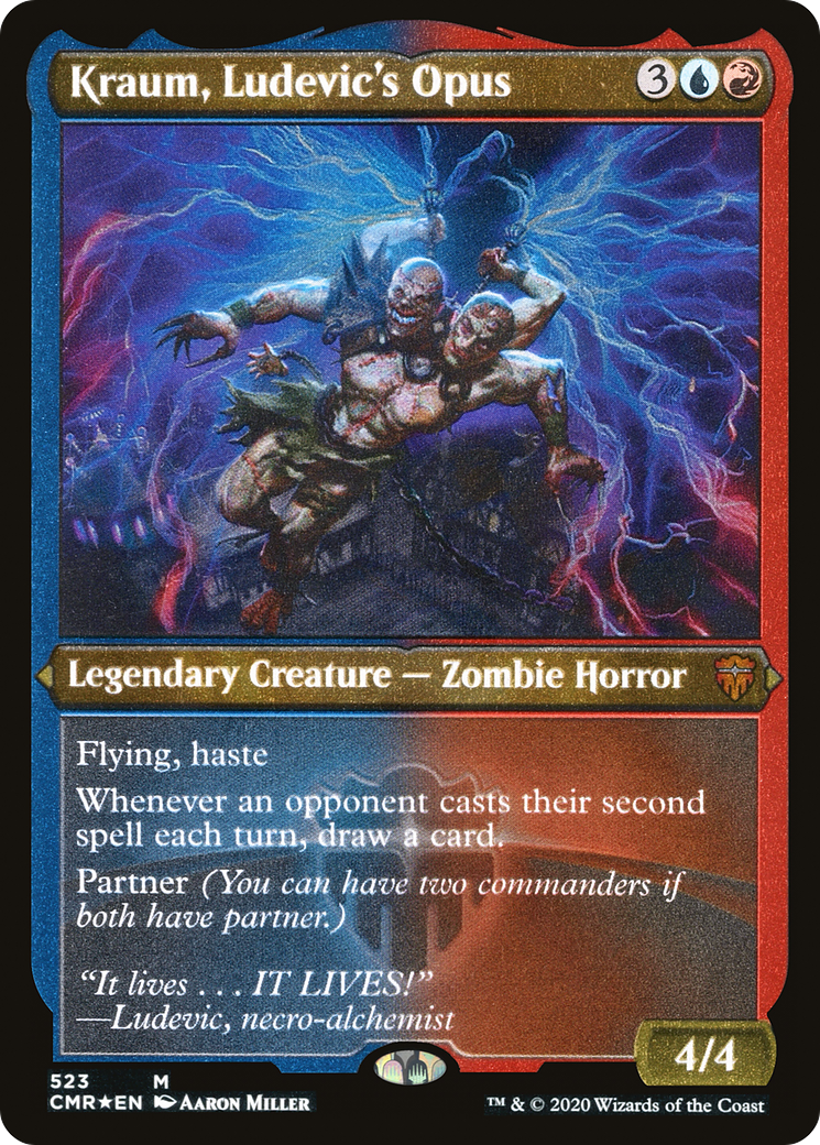 Kraum, Ludevic's Opus (523) [Commander Legends]  Foil