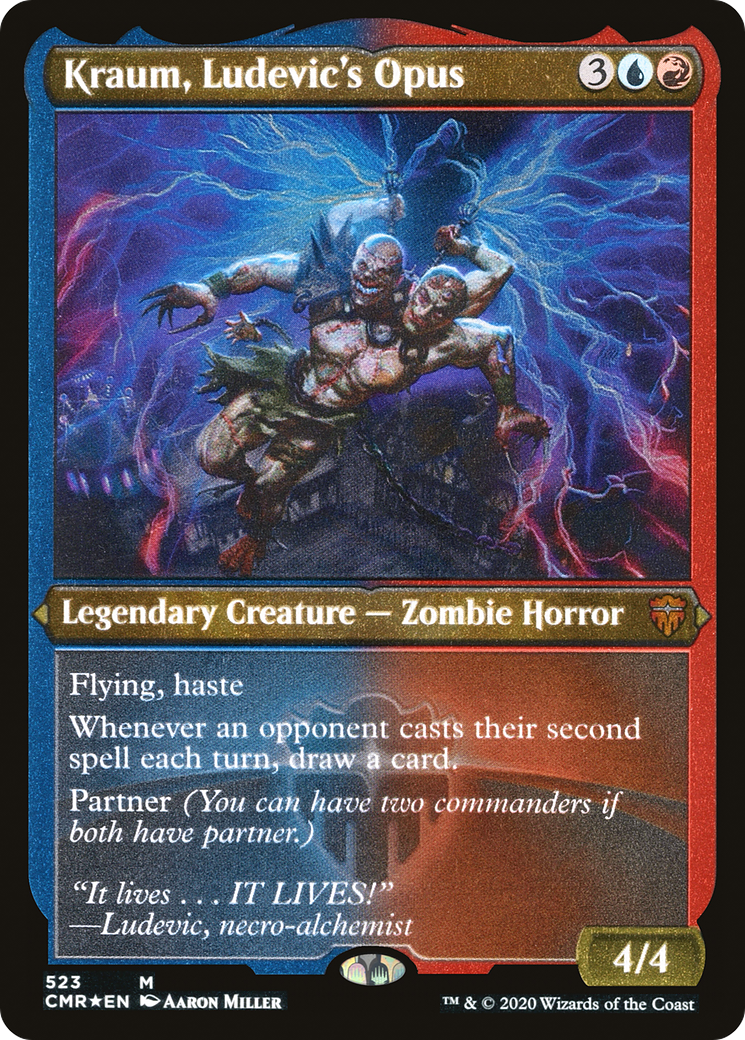 Kraum, Ludevic's Opus (523) [Commander Legends]  Foil
