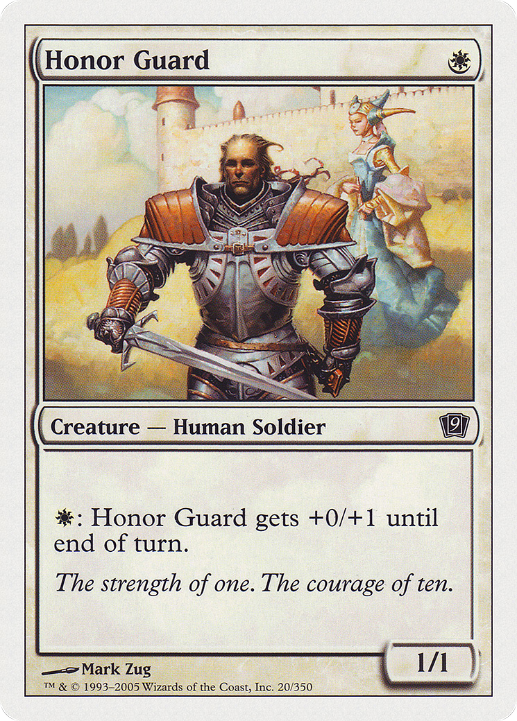 Honor Guard [Ninth Edition] Foil