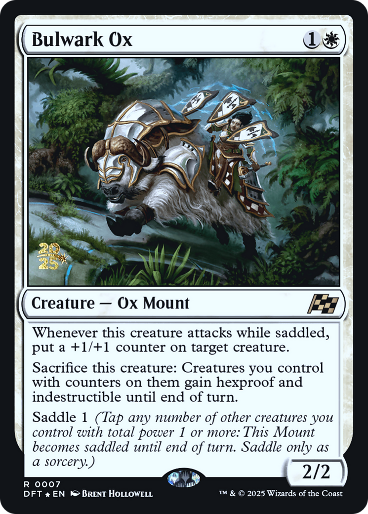 Bulwark Ox (-007) [Prerelease Cards]  Foil