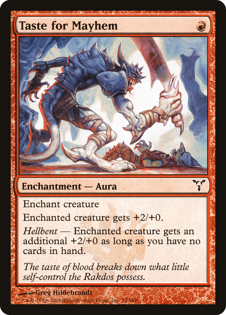 Taste for Mayhem [Dissension] Foil