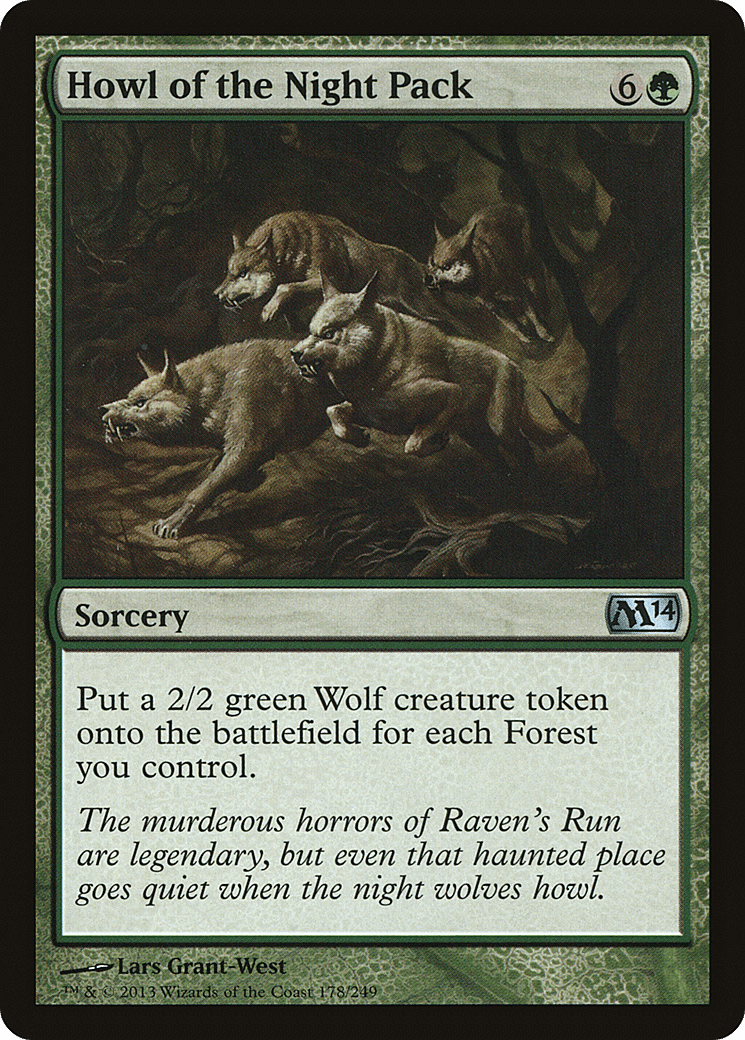Howl of the Night Pack [Magic 2014] Foil