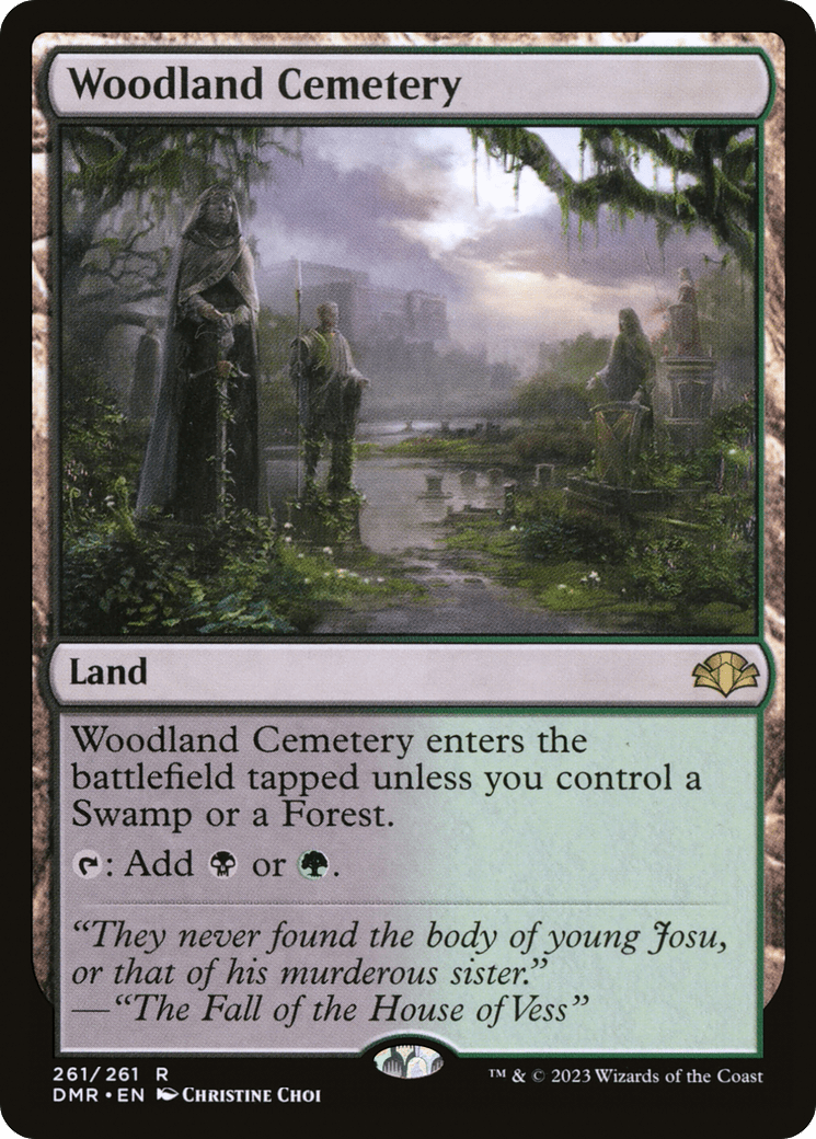 Woodland Cemetery [Dominaria Remastered] Foil