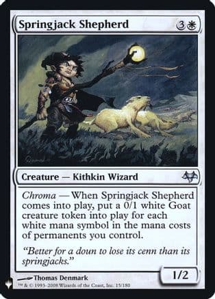 Springjack Shepherd |  (15/180) [The List Reprints]