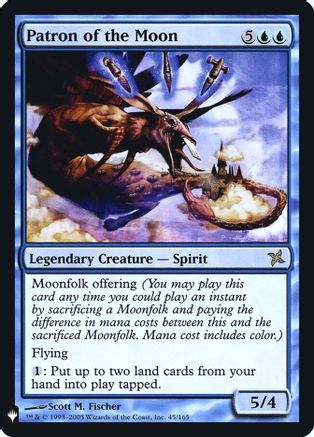 Patron of the Moon |  Foil (045) [The List Reprints]