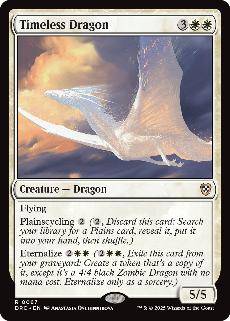 Timeless Dragon (-067) [Commander: Aetherdrift]