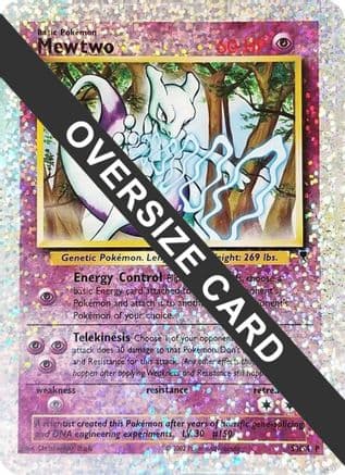 Mewtwo (Box Topper) S4/S4 - Jumbo Cards Reverse Holofoil