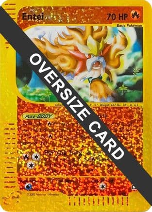 Entei (Box Topper) 5/12 - Jumbo Cards Reverse Holofoil