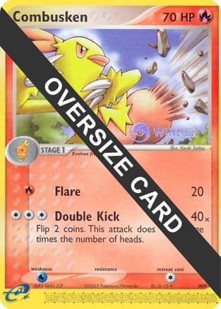 Combusken  (Nintendo Black Star Promo) 9- Jumbo Cards