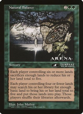 Natural Balance (4th Place) (Arena League) |  () [Oversize Cards]