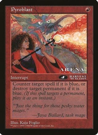 Pyroblast (4th Place) (Arena League) |  () [Oversize Cards]