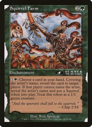 Squirrel Farm (4th Place) (Arena League) |  (066) [Oversize Cards]