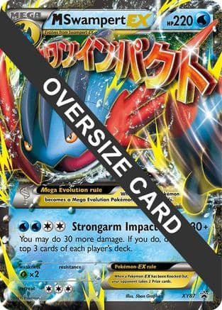 M Swampert EX XY87 XY87- Jumbo Cards Holofoil