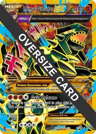 Primal Groudon EX 97/98 - Jumbo Cards Holofoil