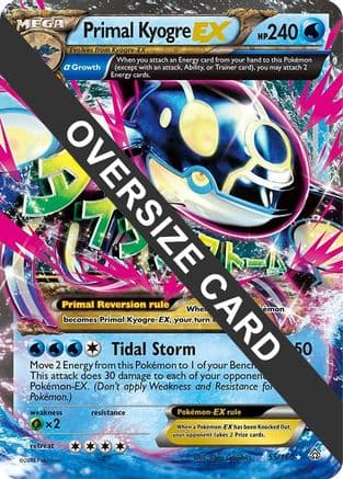 Primal Kyogre EX 55/160 - Jumbo Cards Holofoil
