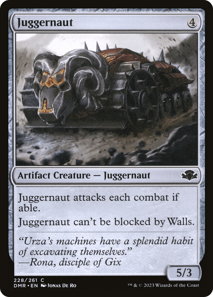 Juggernaut [Dominaria Remastered] Foil
