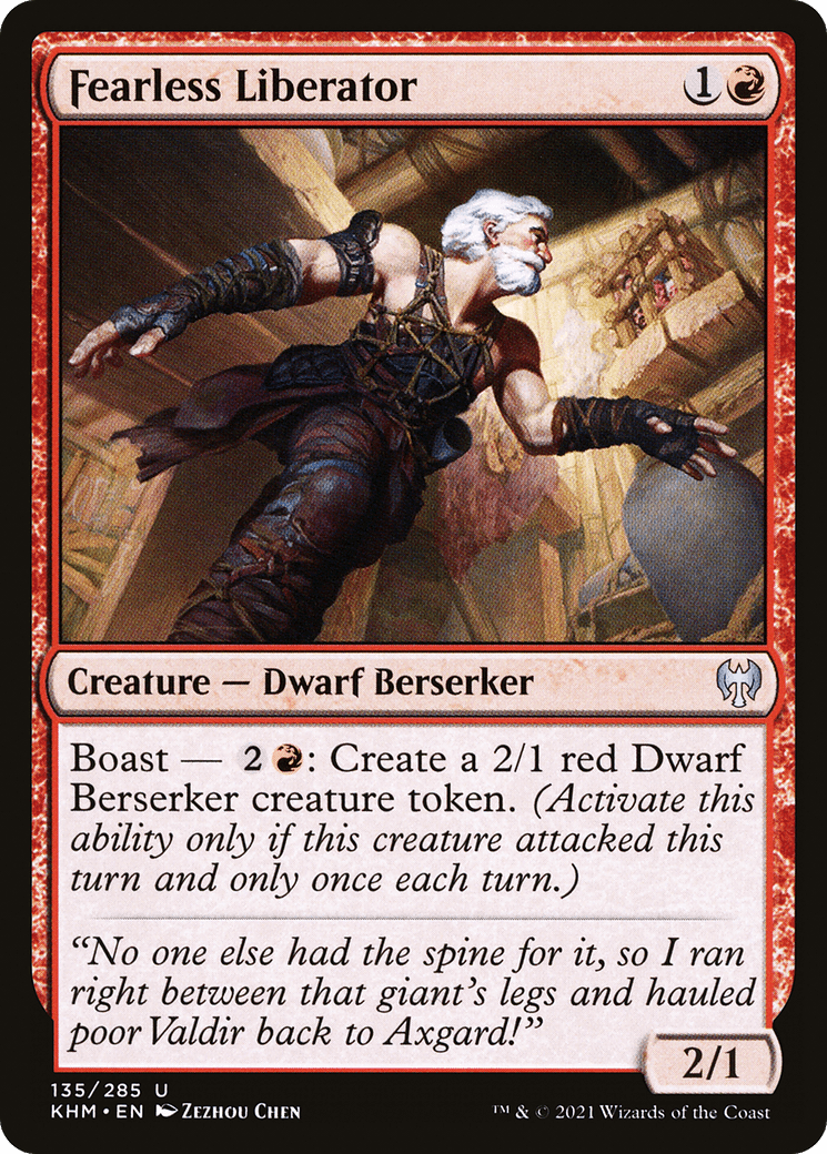 Fearless Liberator [Kaldheim] Foil