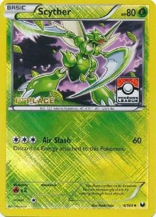 Scyther (Pokemon League) [1st Place] 4/108 - League & Championship Cards Reverse Holofoil