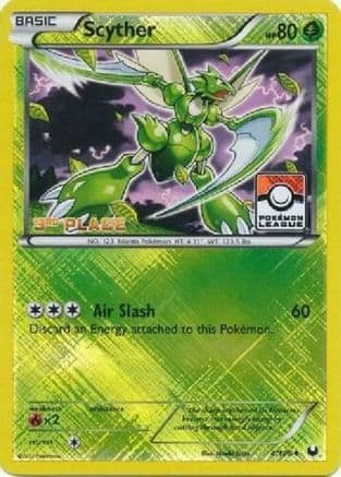 Scyther (Pokemon League) [3rd Place] 4/108 - League & Championship Cards Reverse Holofoil