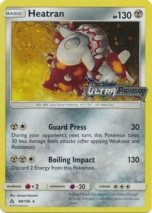 Heatran - 88/156 (Prerelease)/156  - Holofoil Alternate Art Promos - Promo