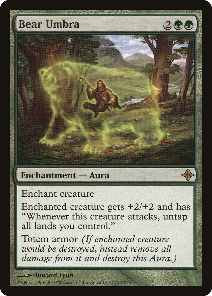 Bear Umbra [Rise of the Eldrazi] Foil