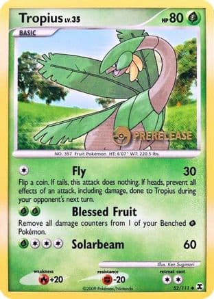 Tropius (Prerelease) 52/111 - Nintendo Promos