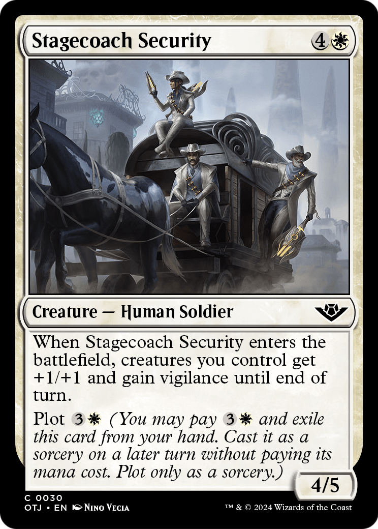 Stagecoach Security [Outlaws of Thunder Junction] Foil
