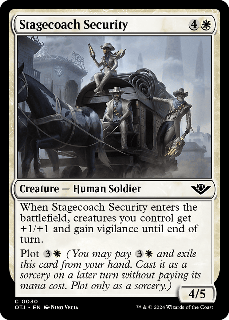 Stagecoach Security [Outlaws of Thunder Junction] Foil