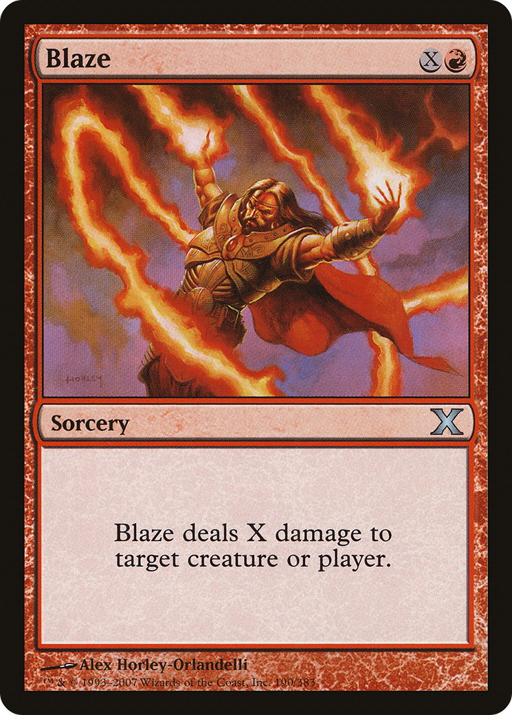 Blaze [Tenth Edition] Foil