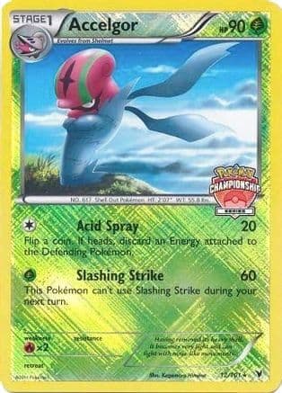 Accelgor (Championship Series) 12/101 - League & Championship Cards Reverse Holofoil