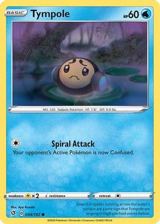 Tympole 044/192 - SWSH02 Rebel Clash Reverse Holofoil
